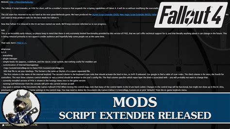 fallout 4 vr script extender|fallout 4 script extender v0.6.21.